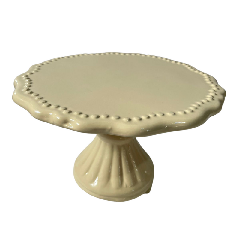 Boleira de Cerâmica 10x17cm - Elegância para Servir com Estilo!