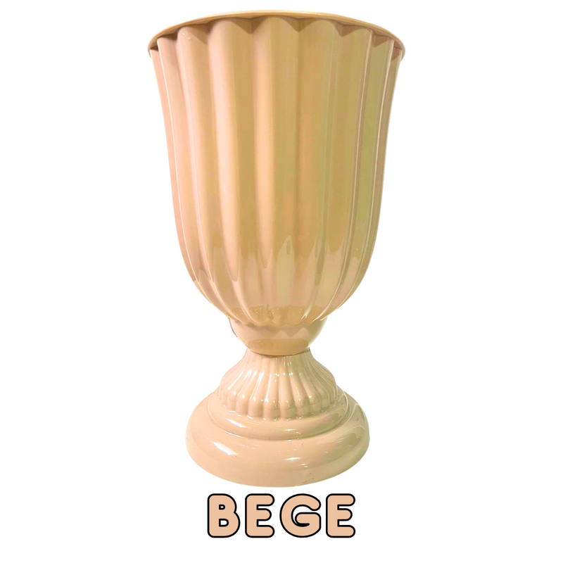 Vaso Dubai Plástico 21x13cm