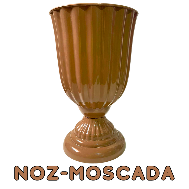 Vaso Dubai Plástico 21x13cm