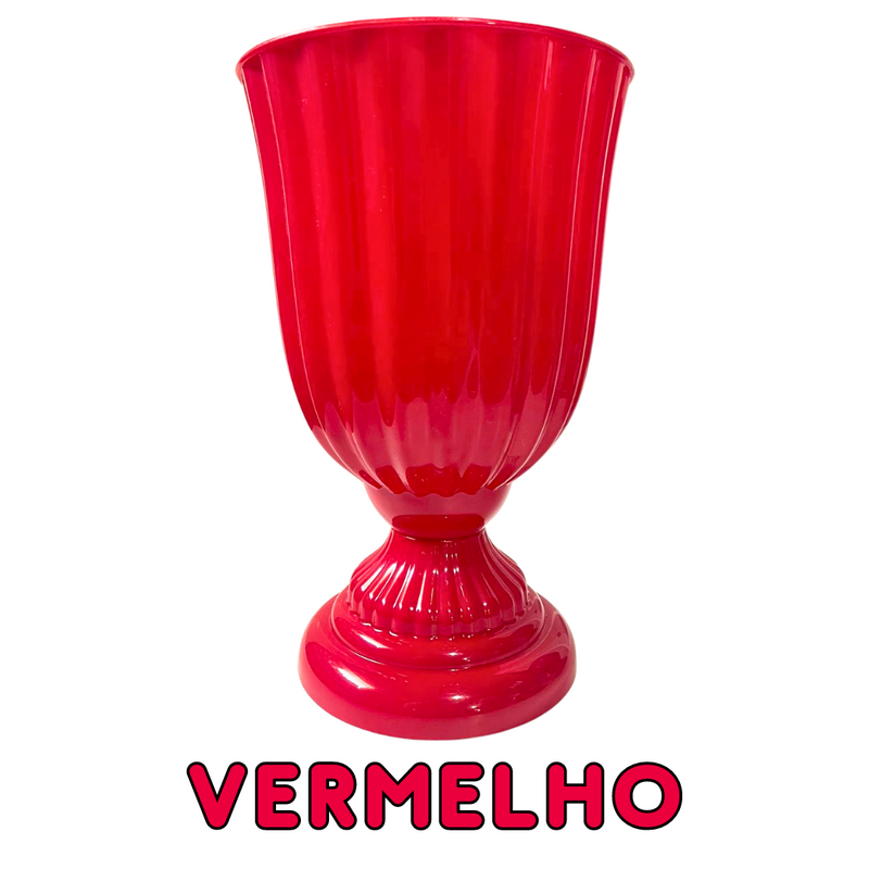 Vaso Dubai Plástico 21x13cm