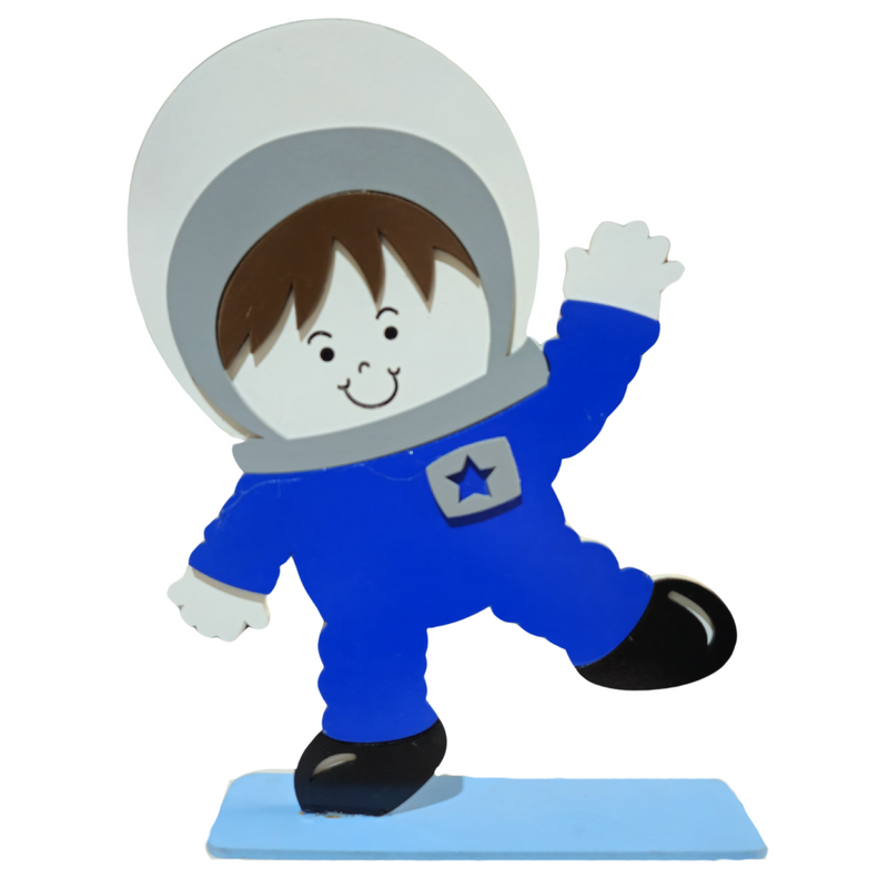 Astronauta Display De MDF 28x22cm