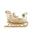 🚂 Treno de Papai Noel em Plástico 🎅