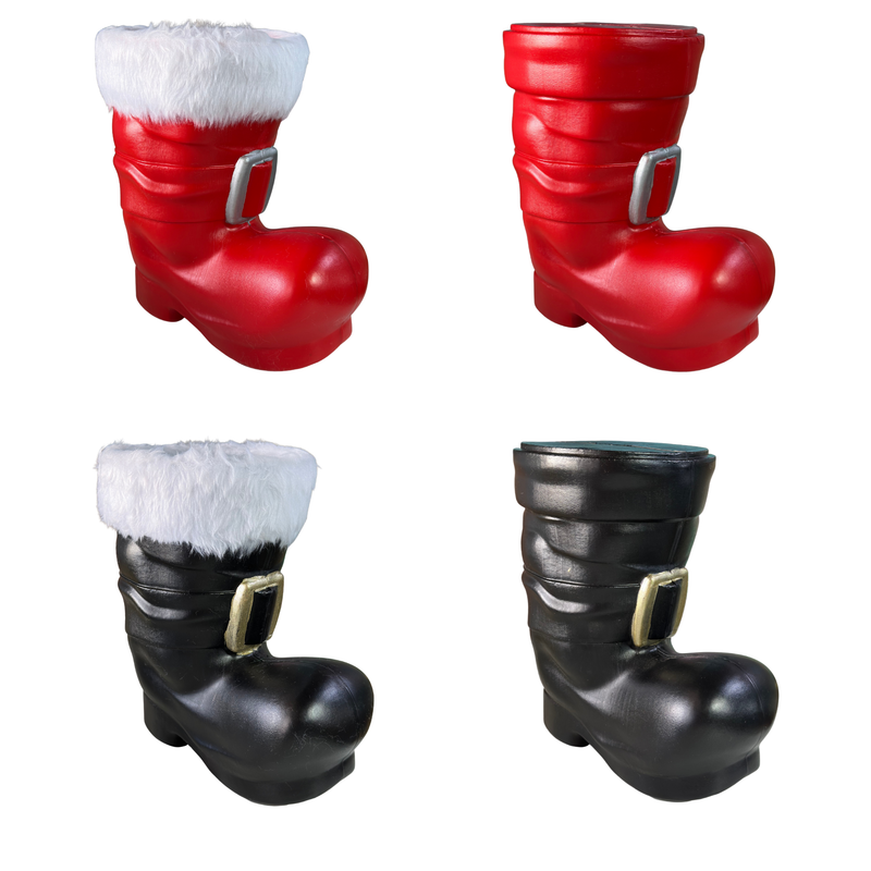 Bota Decorativa Papai Noel – Decoração de Natal Charmosa e Encantadora
