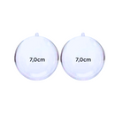 🎄 kit 10 Bolas de Natal de Acrílico ✨