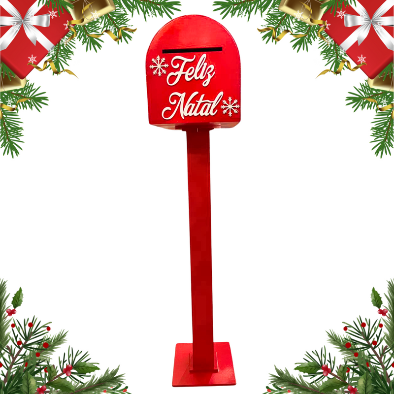 Caixa de Correio De Natal - Madeira