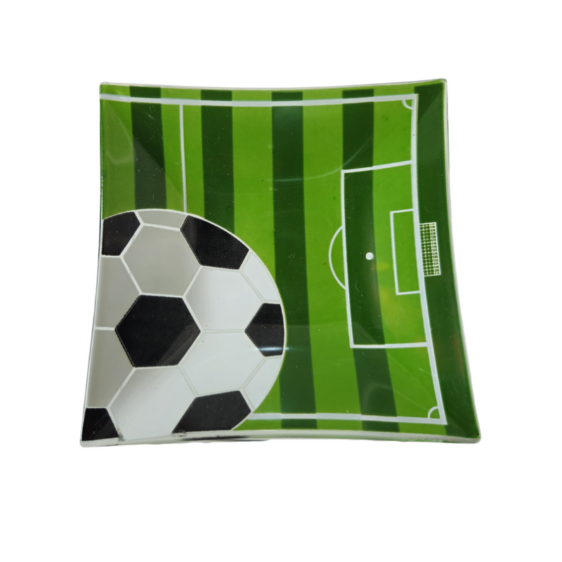 Bandeja Campo Vidro Quadrado 12cm