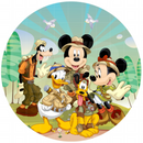 Painel  de 50cm de tecido Mickey Mouse