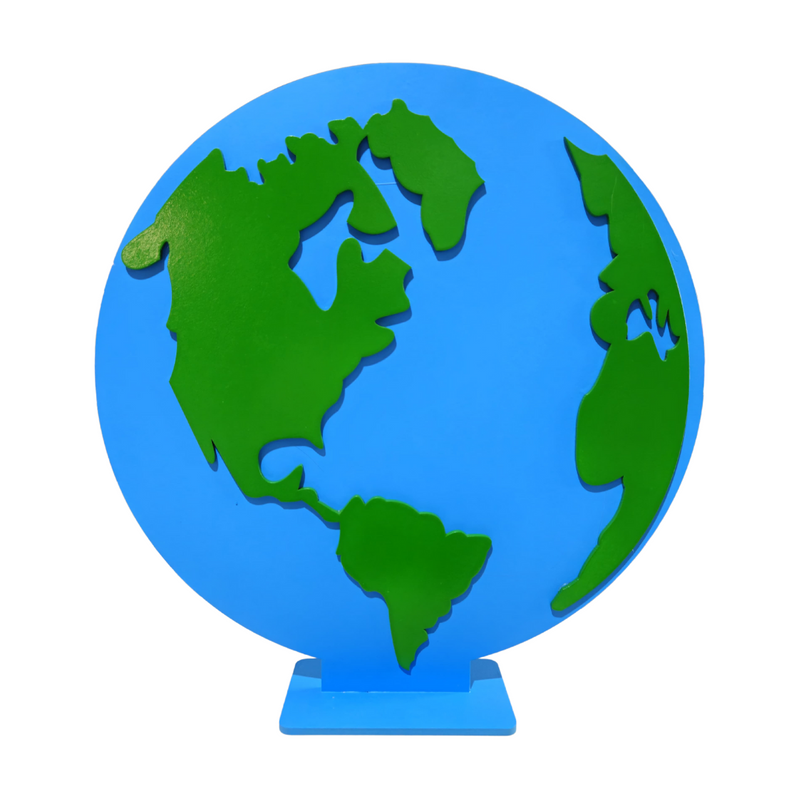 Planeta Terra Display De MDF 30x28,5cm