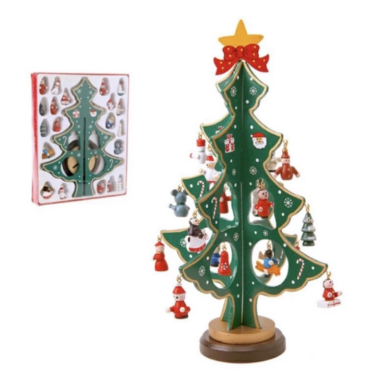 Árvore de natal de madeira