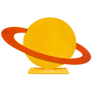 Planeta Amarelo Display De MDF 27x45cm