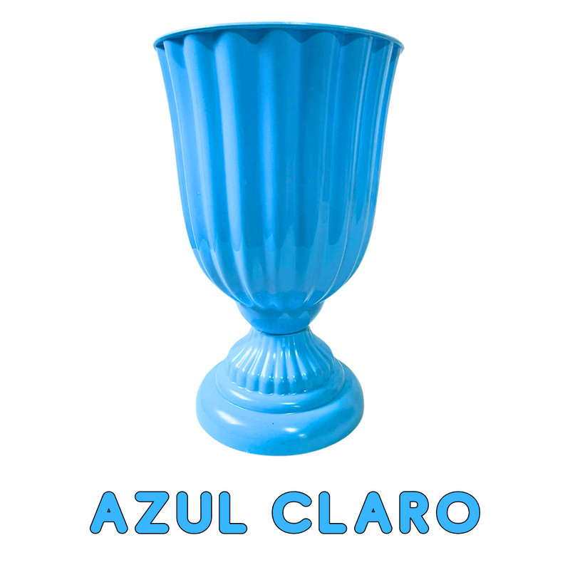 Vaso Dubai Plástico 21x13cm