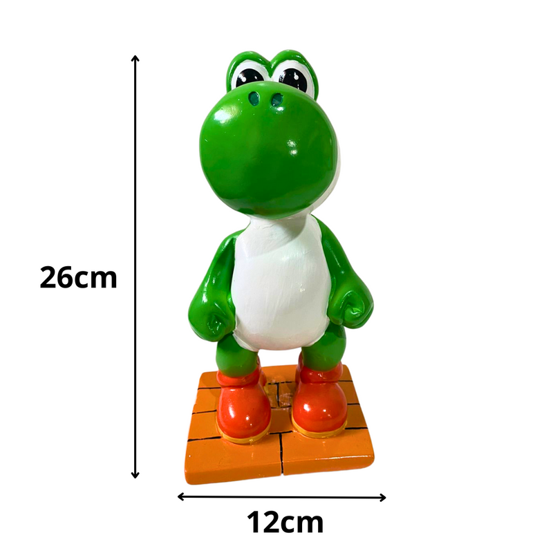 Yoshi Super Mario 26x12cm - Gesso