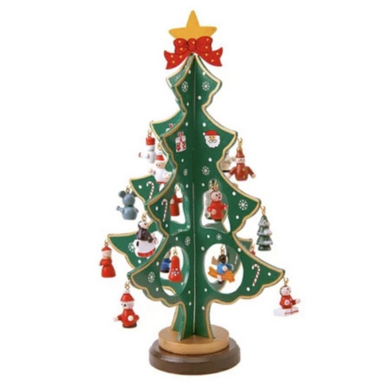 Árvore de natal de madeira