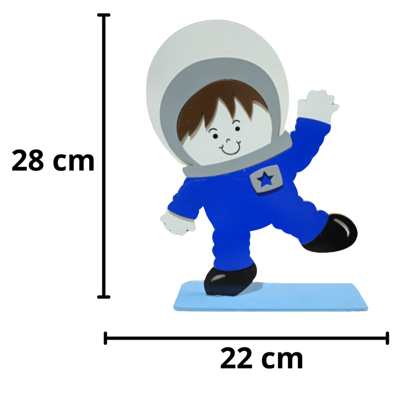 Astronauta Display De MDF 28x22cm