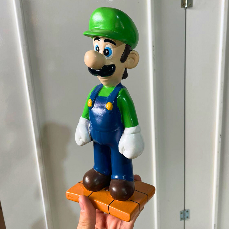 Luigi Super Mario Bros - Gesso