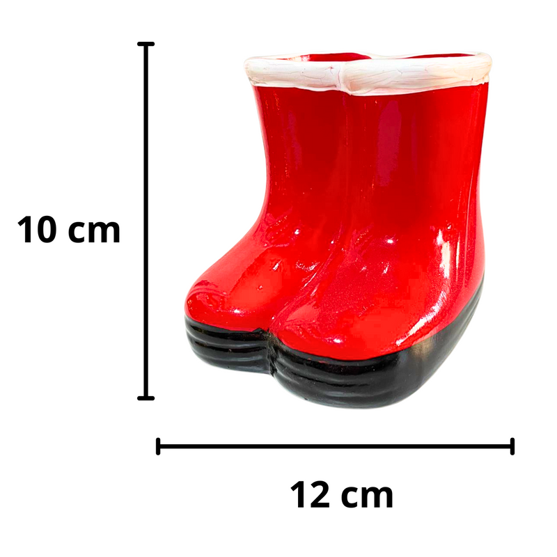 Bota De Natal De Cerâmica