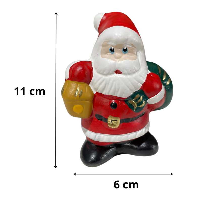 Mini Papai Noel De Cerâmica