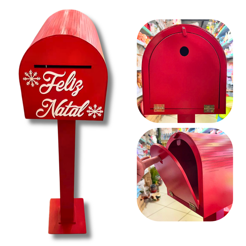 Caixa de Correio De Natal - Madeira