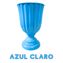 Vaso Dubai Plástico 21x13cm