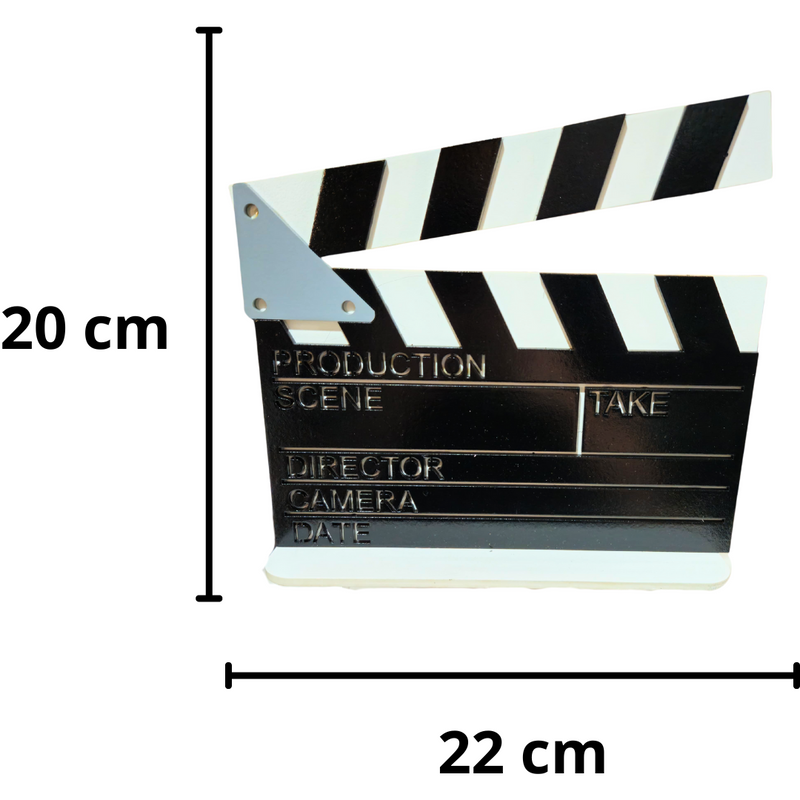 Claquete Display De MDF 20x22cm