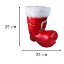 Bota Decorativa Papai Noel – Decoração de Natal Charmosa e Encantadora