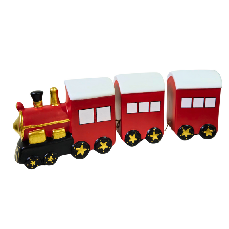 Trem Natalino 12x31cm