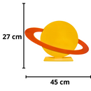 Planeta Amarelo Display De MDF 27x45cm