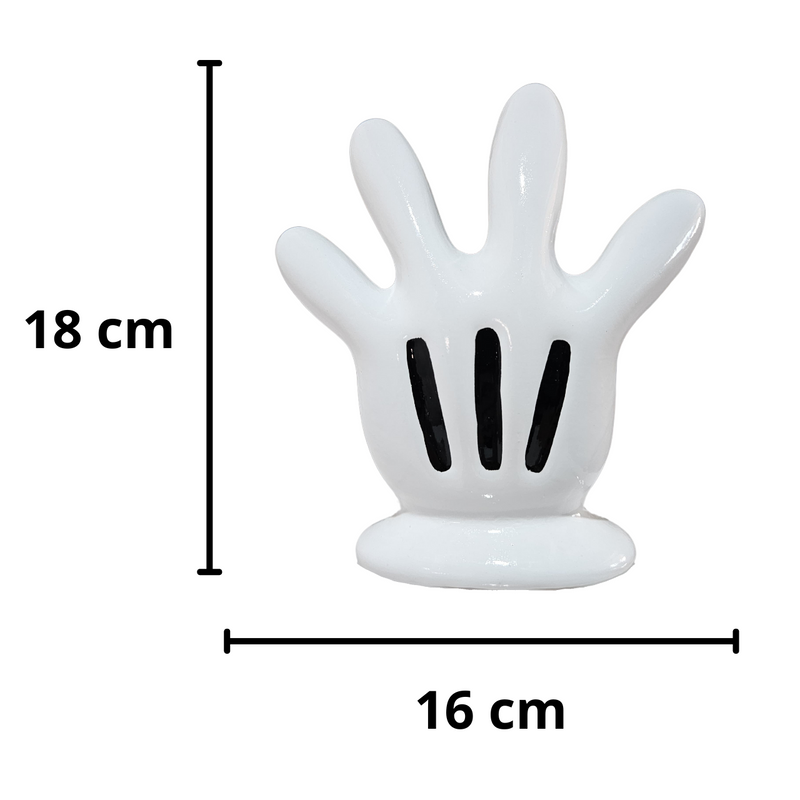 Mão Mickey Cerâmica