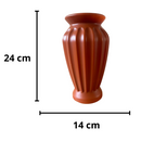 Vaso Imperial Plástico - Design Elegante para Decoração