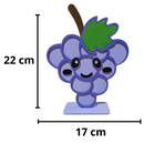 Uva Display De MDF 22x17cm