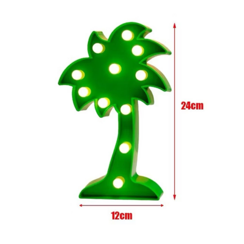 Coqueiro De Led Plástico