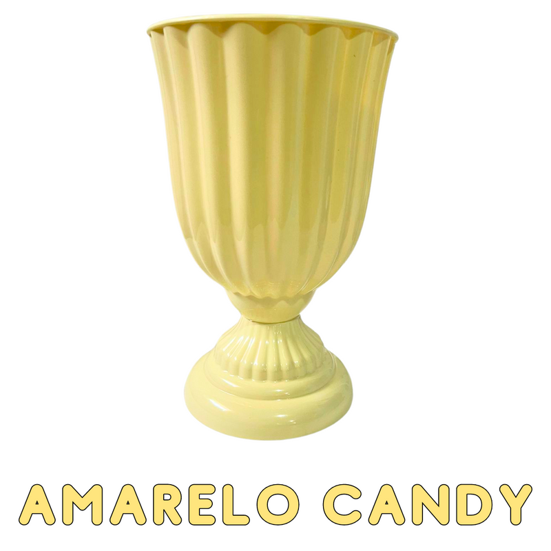 Vaso Dubai Plástico 21x13cm