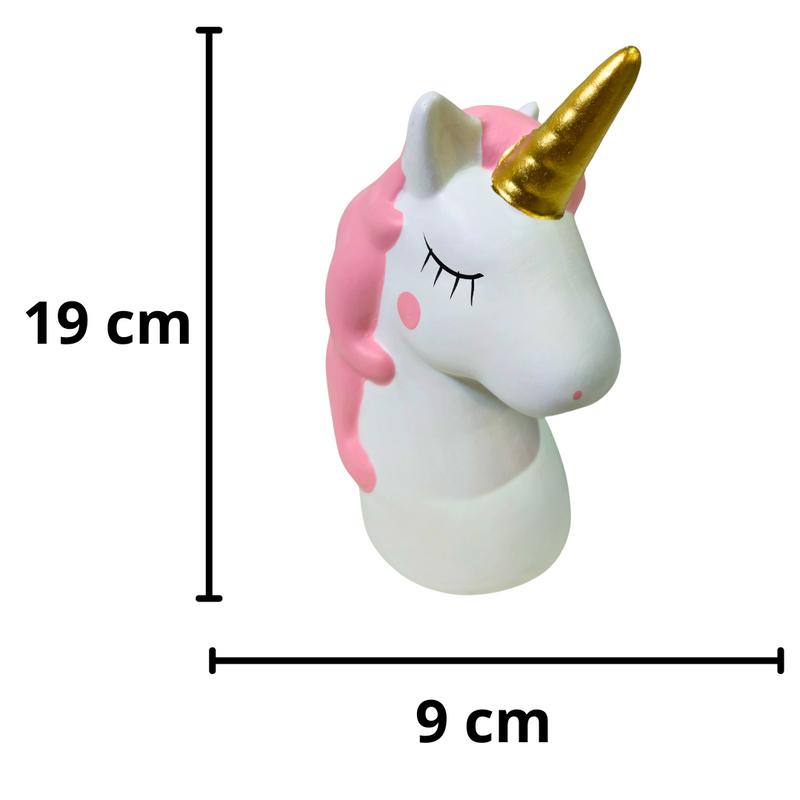 Unicórnio de Cerâmica  19x9cm