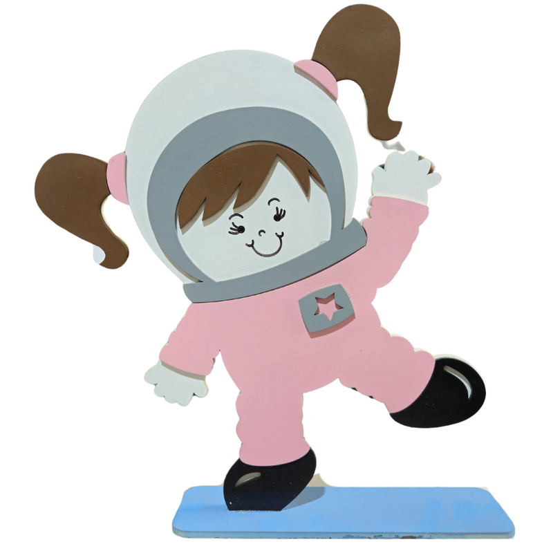 Astronauta Display De MDF 28x22cm