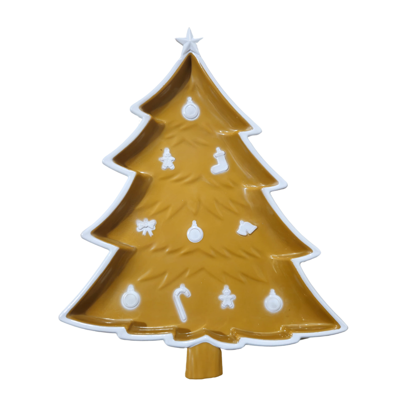 Bandeja Árvore de Natal Plástico - 25x20 cm