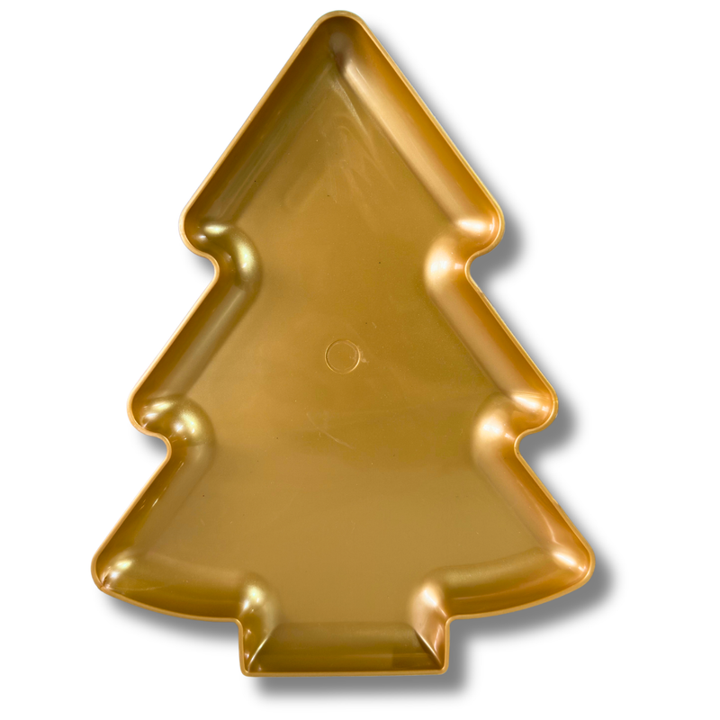 Kit 4 Bandejas Árvore de Natal – Elegância e Encanto para Sua Mesa Natalina (22x17,5 cm)