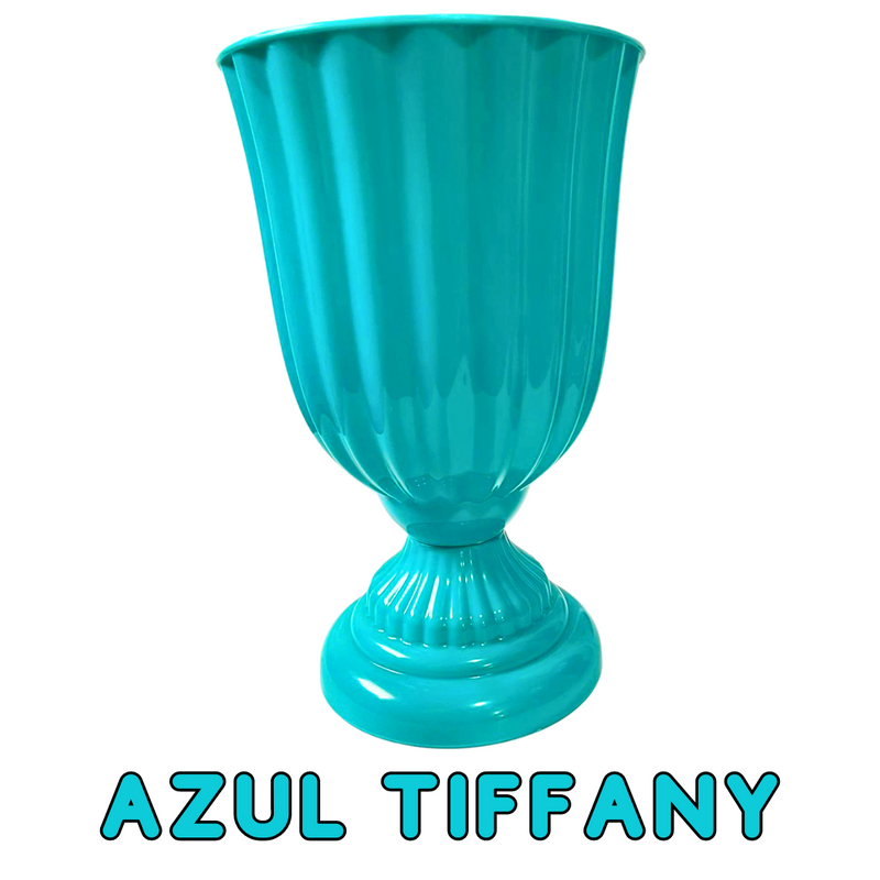 Vaso Dubai Plástico 21x13cm