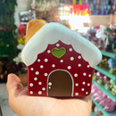 Casa de Natal 10x7 cm – Decoração Natalina Charmosa