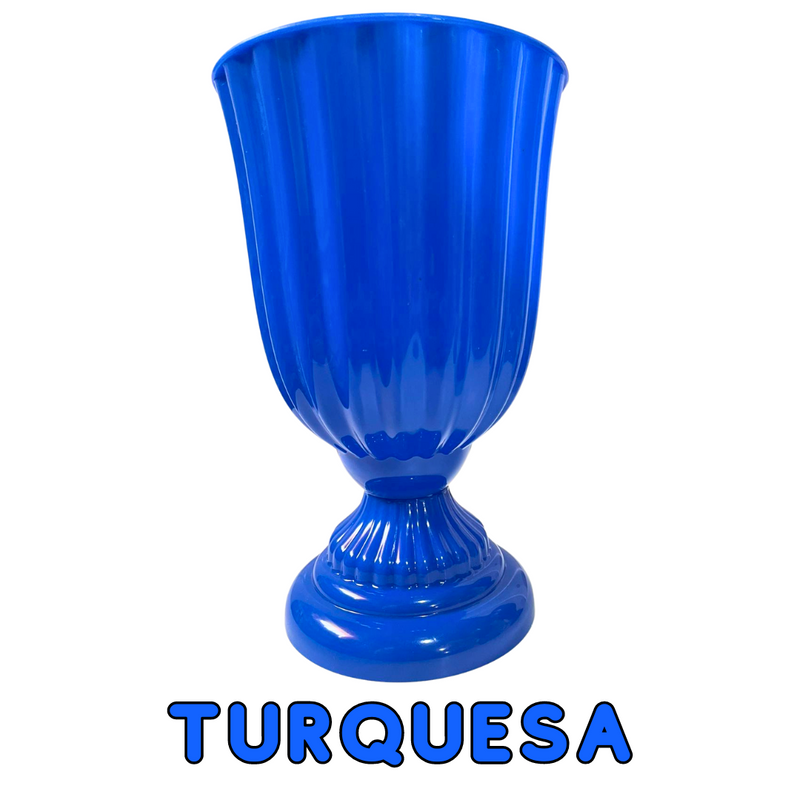 Vaso Dubai Plástico 21x13cm