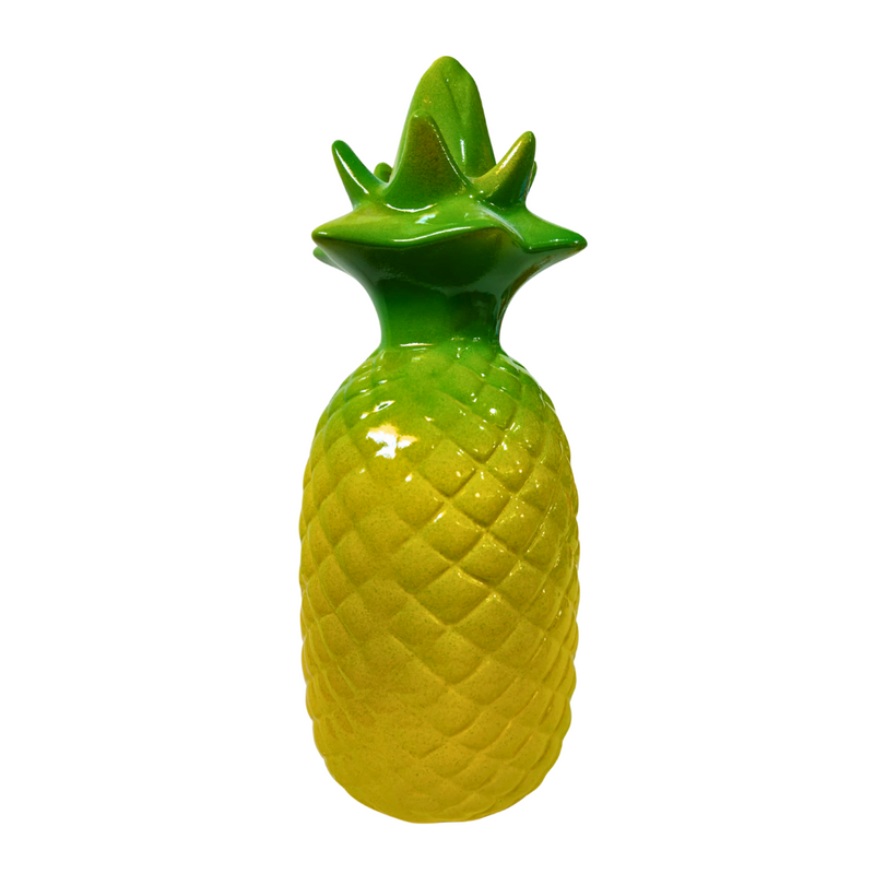 Abacaxi De Cerâmica 30x11cm