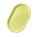 Bandeja de Plástico Borda Redonda Design Bolinhas 20x13cm