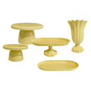 Kit de Decoração para Mesa de Festa – Bandejas e Vaso
