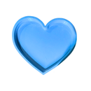 Bandeja Coração de Plástico 20x22cm