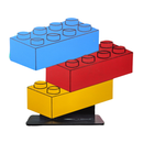 Display LEGO em MDF – Modelos Rosto, Bloco e Boneco