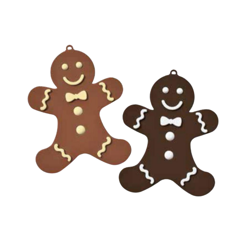 🍪🎅 Boneco Biscoito de Natal Papai Noel - Plástico 🎄