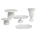 Kit de Decoração para Mesa de Festa – Bandejas e Vaso