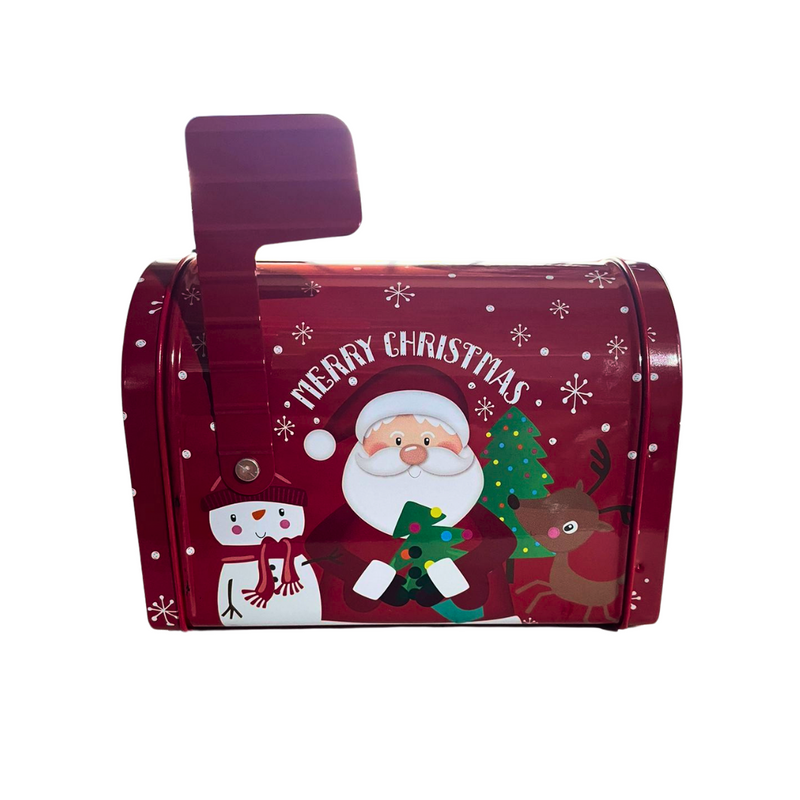 Caixa De Correio De Natal De Ferro