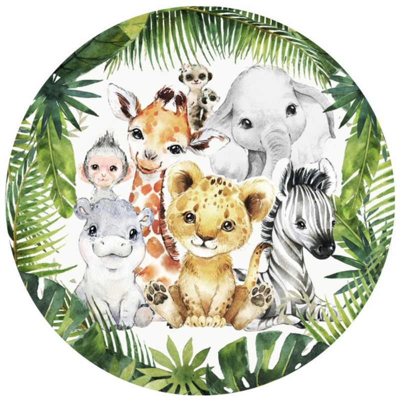 Painel Decorativo Animais Safari 50 cm