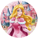 Painel Decorativo Princesa Aurora 50 cm