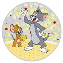 Painel Decorativo Tom e Jerry 50 cm – Decoração divertida para festas infantis